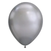 Globo plateado perlado 10" x5 unidades