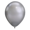 Globo plateado perlado 12" x5 unidades