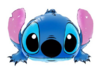 Globo Stitch celeste 65x45cm aprox