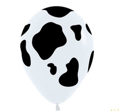Globo vaca 12" x5 unidades