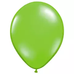 Globo verde manzana 10" x5 unidades
