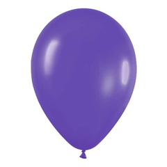 Globo violeta 12" x5 unidades