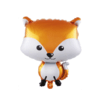 Globo woodland zorro 65cm