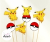 Set Toppers x9 Pikachu