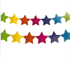 Banderín estrellas multicolor ESTRIDENTES