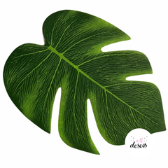 Hoja tropical de tela 35cm x1 unidad