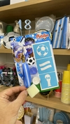 Kit para maquillaje infantil Argentina x2 con esponja, cinta y stencil (660-09)