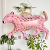 Globo leopardo rosa