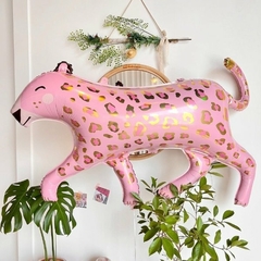 Globo leopardo rosa