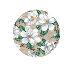 Plato de sitio de papel magnolias x24 unidades en internet