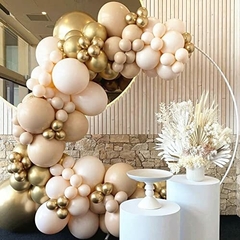 Globo marfil (natural) 10" x5 unidades