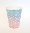 Vaso sirena metalizado x10 unidades