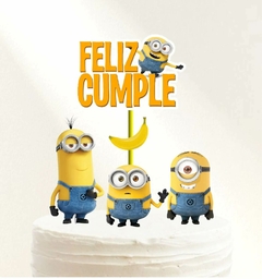 Topper silueta Minions