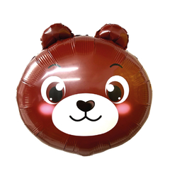 Globo cabeza oso 50cm aprox