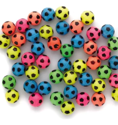 Pelota saltarina fútbol 27mm x5 unidades (ideal para sorpresitas)