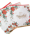 Servilleta flor de Navidad x12 unidades