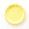 Plato amarillo pastel x8 unidades