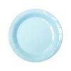 Plato celeste pastel x8 unidades