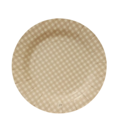 Plato cuadritos nude x10 unidades