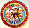 Plato Paw patrol x10 unidades