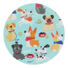 Plato Puppys perritos x6 unidades