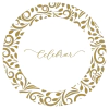 Plato de sitio de papel "celebrar" arabescos oro x24 unidades