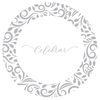 Plato de sitio de papel "celebrar" arabescos plata x24 unidades