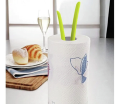 Porta rollo de cocina ramita pastel (3 colores) - comprar online