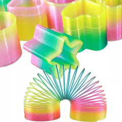 Resorte arcoiris surtidos x1 unidad