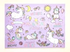 Individuales de papel unicornio x20 unidades 40x29cm