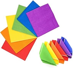 Servilletas lisas económicas x20 unidades del mismo color (11 distintos a elección) en internet