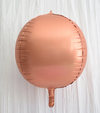 Globo esfera gold rosé mate 22" x1 unidad