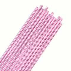 Sorbete chevron rosa x25 unidades
