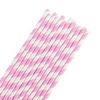 Sorbete rayas blancas y rosa pastel x20 unidades
