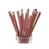 Sorbete rosa gold metalizado x25 unidades