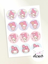 Sticker My Melody x12