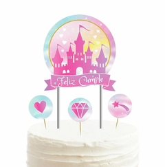 Topper XL castillo de princesas