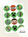 Sticker Minecraft x12