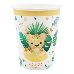 Vaso animalitos salvajes x6 unidades