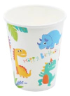 Vaso dino bonete x6 unidades