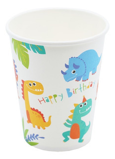 Vaso dino bonete x6 unidades