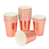 Vaso gold rosé x6 unidades