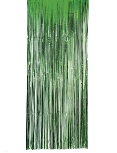 Cortina metalizada verde oliva
