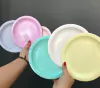 Plato holográfico x8 unidades (6 colores a elección)