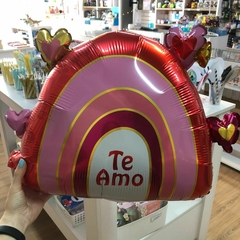 Globo arcoíris "TE AMO" 48cm de alto x 60cm de largo en internet