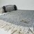 Pie de Cama lana y algodón: Melange Gris/Crudo - comprar online