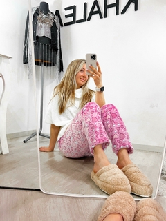 PANTALÓN PIJAMA POLAR SOFT PINK LOVE en internet