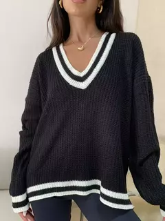 SWEATER UNIVERSITARIO BLACK - comprar online