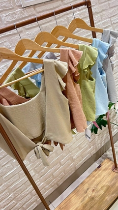 BLUSA NAHIBI- LINO ITALIANO (4 COLORES / TALLE ÚNICO) - comprar online