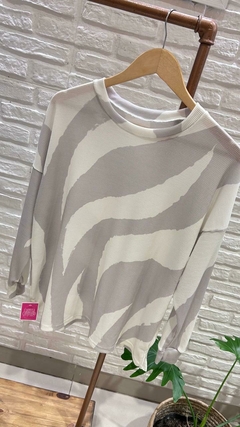 BUZO LARGO ALEXIA- MORLEY WAFFLE (4 COLORES / TALLE ÚNICO) en internet